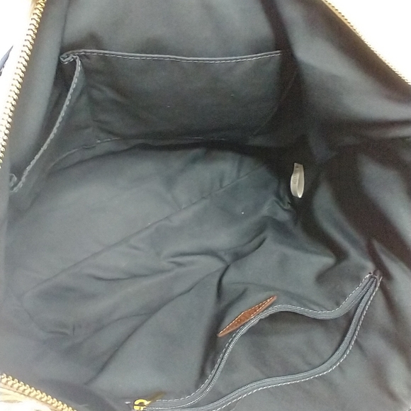 Fossil Women's Multi Color Leather Hobo Floral Purse Handbag. Small Scratch - Picture 12 of 15